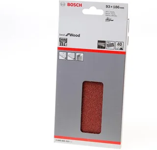 Bosch SLIBEBLAD PLAN 93X185MM K40 8H 10 STK von Bosch Professional – Produktbild 1 von 6
