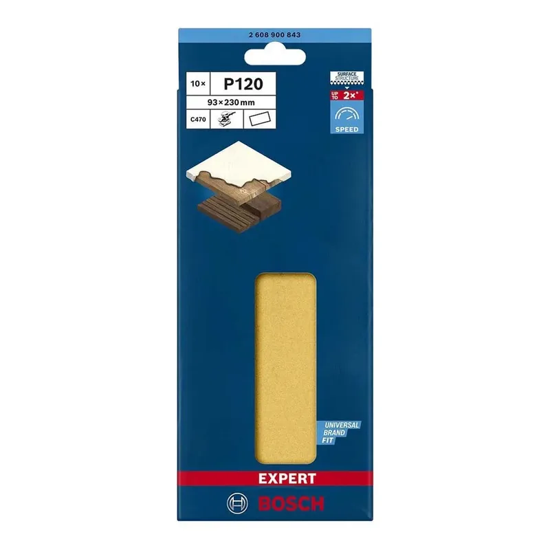 Bosch Accesorios Griptape Excentrique Expert C470 93x230 Mm S/p G120 10 Unités de Bosch Professional – image du produit 4 sur 6