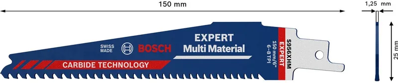 Bosch 10x Expert Multi Material 956 XHM reciprozaagblad - 2608900... by Bosch Professional – product image