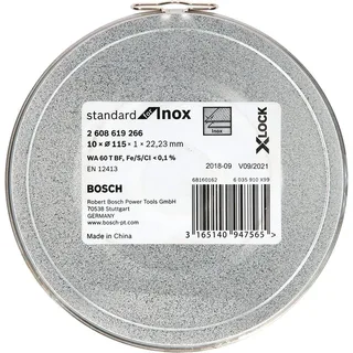 Bosch 115x22,23mm X-LOCK Doorslijpschijven PRO Stainless Steel and Metal (10 stuks) - Professional - 2608619266 von Bosch Professional – Produktbild 4 von 4