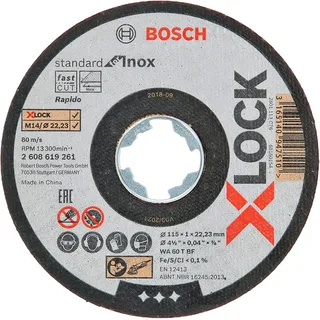 Bosch 115x22,23mm X-LOCK Doorslijpschijven PRO Stainless Steel and Metal (10 stuks) - Professional - 2608619266 von Bosch Professional – Produktbild 3 von 4