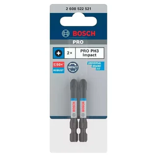 Bosch 2 PRO BITS IMPACT PH3 55MM von Bosch Professional – Produktbild 2 von 6