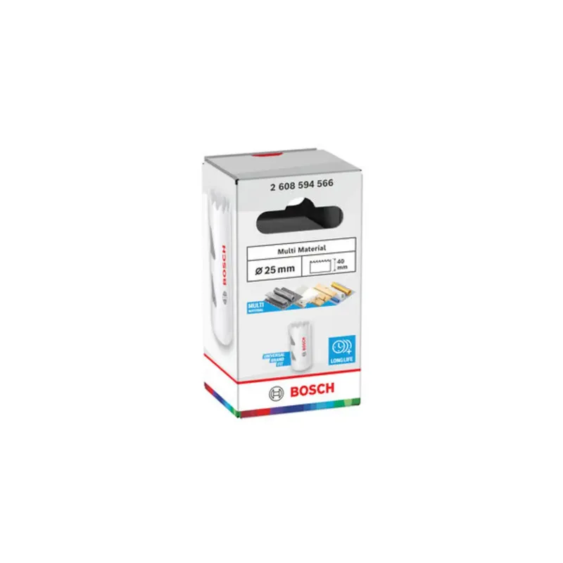 Bosch 25 x 40 mm Multimateriaal Gatzaag met schroefdraad - Professional - 2608594566 by Bosch Professional – product image 2 of 2