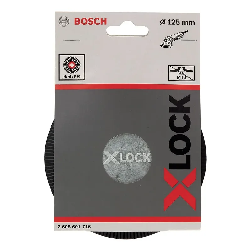 Bosch 2608601716 X-Lock Steunschijf voor fiberschijven - Hard - 125mm van Bosch Professional – productafbeelding 2 van 2