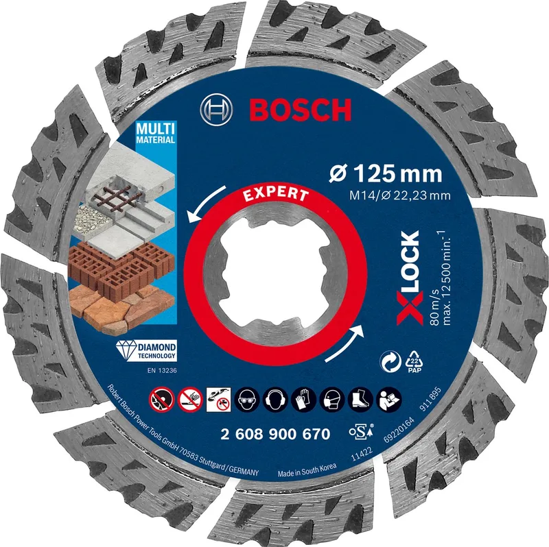 Bosch 2608615161 X-Lock Diamantschijf Best for Universal - 125mm von Bosch Professional – Produktbild