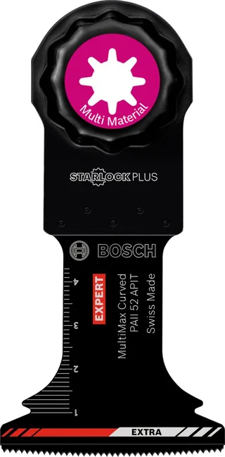 Bosch 2608900030 EXPERT StarlockPlus CoatedCarbide invalzaagblad PAII 52 APIT Carbide, Multimaterial, Curved-Tec 52 x 50 mm 1 van Bosch Professional – productafbeelding 1 van 2
