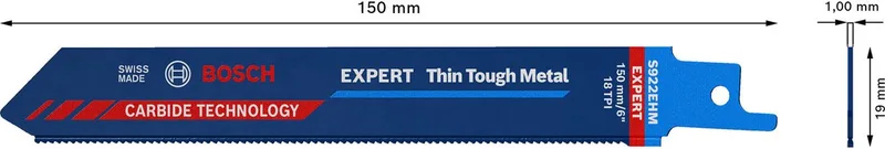 Bosch 2608900360 EXPERT Reciprozaagblad S922EHM Thin Tough Metal by Bosch Professional – product image 1 of 6