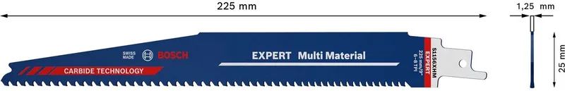 Bosch 2608900391 EXPERT Reciprozaagblad S1156XHM Multi Material fra Bosch Professional – produktbillede
