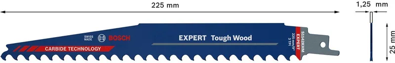 Bosch Accesorios Lame De Scie Sabre Expert S1142khm de Bosch Professional – image du produit 1 sur 6