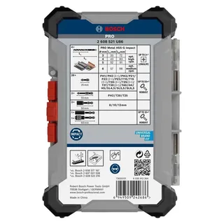 Bosch 40-delig Impact Metal Boor-/bitset - Professional PRO - 2608521U86 by Bosch Professional – product image 4 of 5