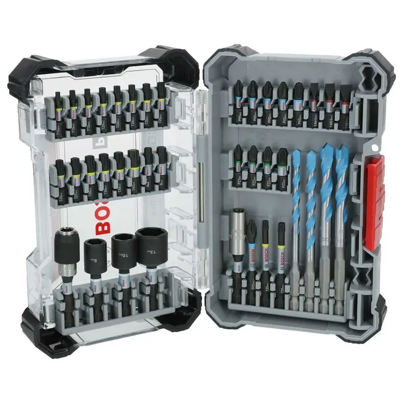 Bosch 40-delig Impact Mixed Boor-/bitset - Professional PRO - 2608521U85 van Bosch Professional – productafbeelding 2 van 6