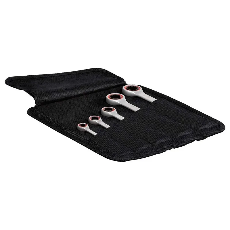 Bosch 5-delig Ringsteeksleutelset met ratel in etui - Professional - 1600A02Z3D by Bosch Professional, Kleurloos – product image 4 of 6