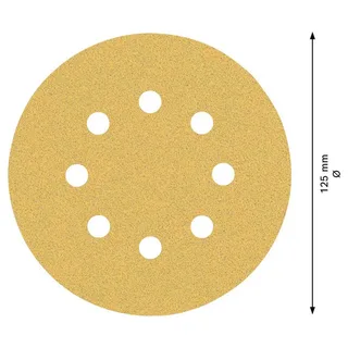Bosch Accesorios Griptape Excentrique Expert C470 125 Mm 8p G80 125 Mm 50 Unités de Bosch Professional – image du produit 3 sur 6