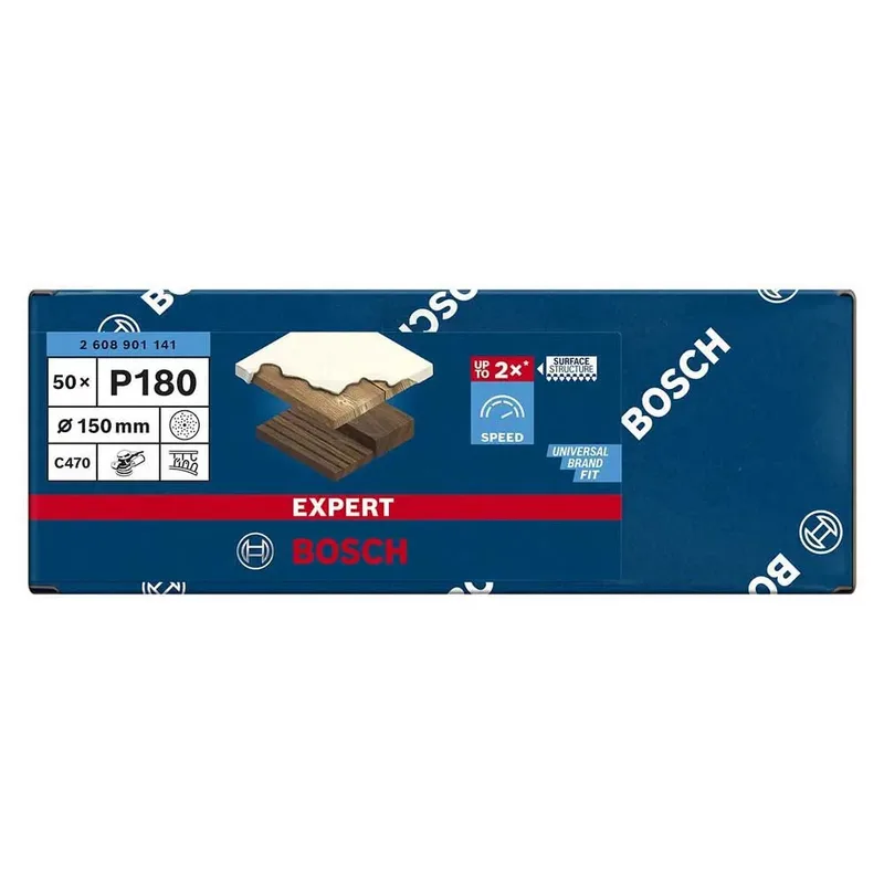 Bosch 50x Expert C470 schuurpapier met meerdere gaatjes voor exce... by Bosch Professional – product image 4 of 6