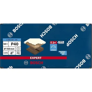 Bosch 50x Expert C470 schuurpapier met meerdere gaatjes voor exce... de Bosch Professional – image du produit 4 sur 6