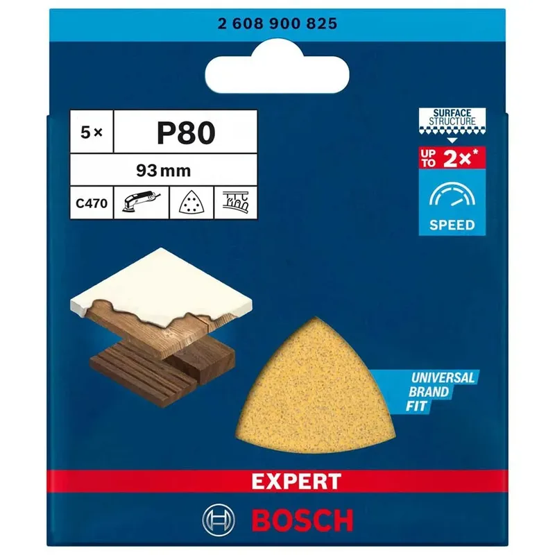 Bosch 5x Expert C470 schuurpapier voor deltaschuurmachine 93 mm G... by Bosch Professional – product image 3 of 3