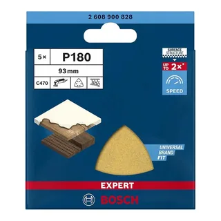 Bosch 5x Expert C470 schuurpapier voor deltaschuurmachine 93 mm G... de Bosch Professional – image du produit 4 sur 6