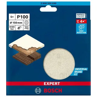 Bosch SLIBEBLAD EXC 150MM NET K100 5 STK von Bosch Professional – Produktbild 3 von 6