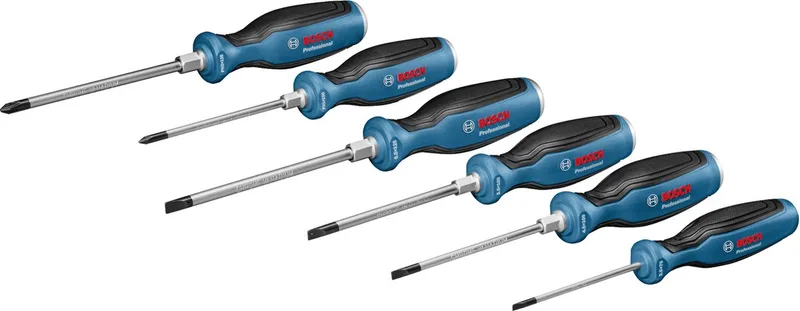 Jeu De Tournevis Sl/ph de Bosch Professional, Bleu, Noir – image du produit 1 sur 3