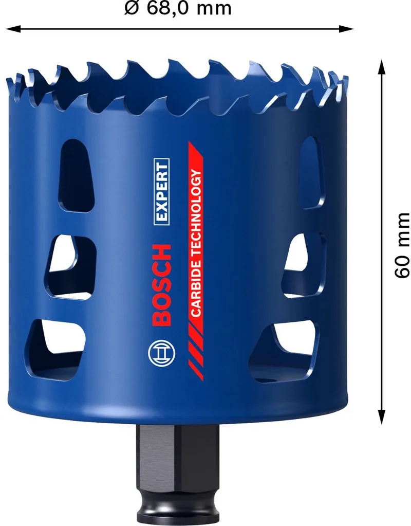 Bosch 68mm Multi Material Power Change Plus gatzaag - Professional EXPERT - 2608901894 van Bosch Professional – productafbeelding