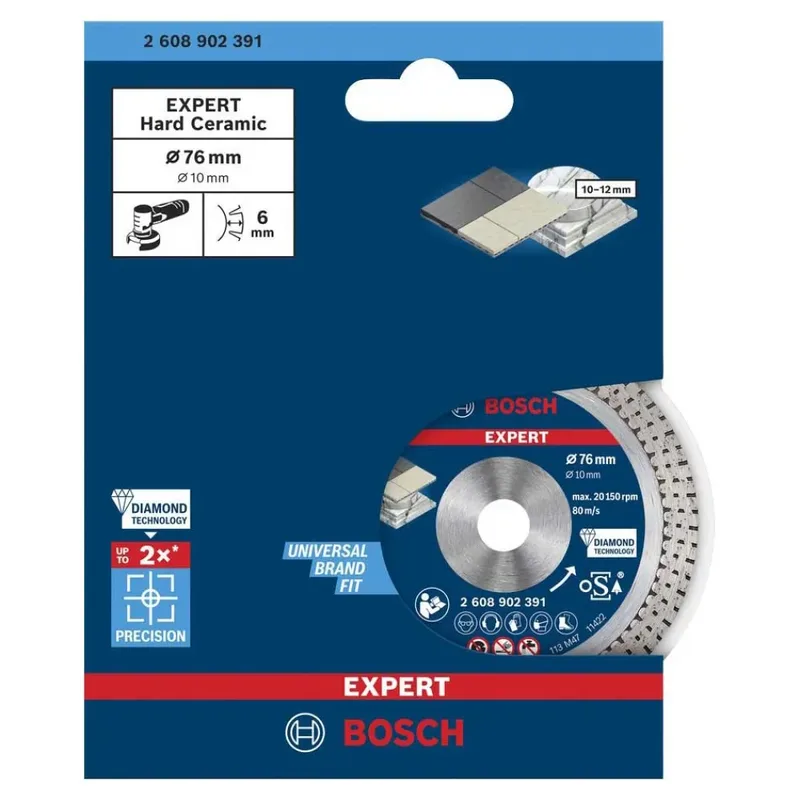 Bosch 76mm HardCeramic diamantschijf - Professional EXPERT - 2608902391 van Bosch Professional – productafbeelding 2 van 6