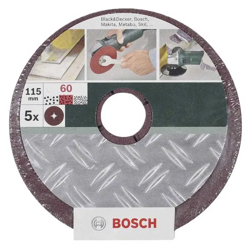 Bosch Accesorios 115 Mm G80 Schuurpapier 5 Eenheden de Bosch Professional – image du produit 2 sur 2