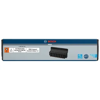 Bosch 9-delig 3/4 Professional PRO Impact krachtdoppenset lang - 2608003042 van Bosch Professional – productafbeelding 2 van 2