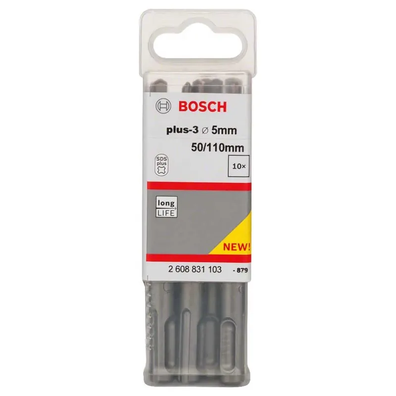 Bosch Accesorios -3 5x50x110 Mm Sds-plus Steenboor 10 Eenheden de Bosch Professional – image du produit 2 sur 4