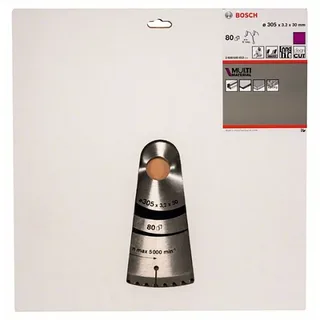 Bosch Accesorios 305x3.2/2.5x30d 80tr-f Multimateriaal Cirkelzaagblad von Bosch Professional – Produktbild 1 von 2