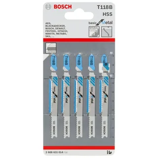 Bosch Accesorios 5 Decoupeerzaagbladen T 118 B von Bosch Professional – Produktbild 1 von 2