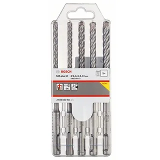 Bosch Accesorios -5x 6/6/8/8/10 Mm Sds-plus Steenboor 5 Eenheden de Bosch Professional – image du produit 1 sur 4