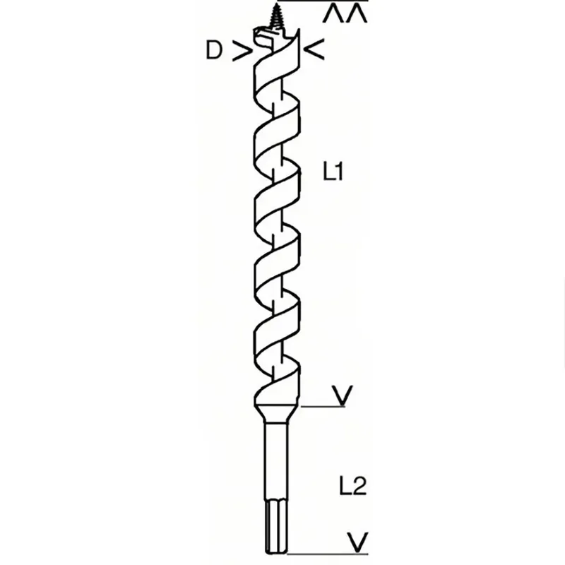 Bosch Accesorios 6x160x235 Mm Salomonische Houtboor fra Bosch Professional – produktbillede 2 af 3