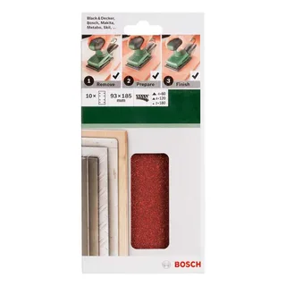 Bosch Accesorios 93x230 8p Circ B And D G240 Orbitaal Schuurpapier 10 Eenheden von Bosch Professional – Produktbild 2 von 2