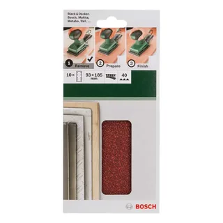 Bosch Accesorios 93x230 8p Lin G240 Orbitaal Schuurpapier 10 Eenheden de Bosch Professional – image du produit 2 sur 2