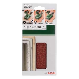 Bosch Accesorios 93x230 8p Lin Sets Orbitaal Schuurpapier 10 Eenheden von Bosch Professional – Produktbild 2 von 2