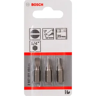 Bosch Accessories 2607001464 2607001464 Schlitz-Bit Antrieb: 1/4 (6.3 mm) Abtrieb: Schlitz 25 mm von Bosch Professional – Produktbild 2 von 2