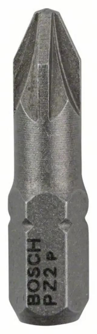 Bosch Accessories 2607001561 2607001561 Kreuzschlitz-Bit Antrieb: 1/4 (6.3 mm) Abtrieb: Kreuzschlitz Pozidriv PZ 2 25 mm de Bosch Professional – image du produit 1 sur 2