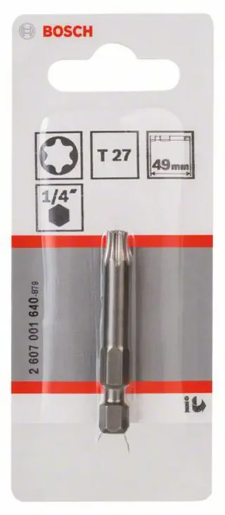 Bosch Accessories 2607001640 2607001640 TX-Bit Antrieb: 1/4 (6.3 mm) Abtrieb: TX TX 27 49 mm by Bosch Professional – product image 2 of 2
