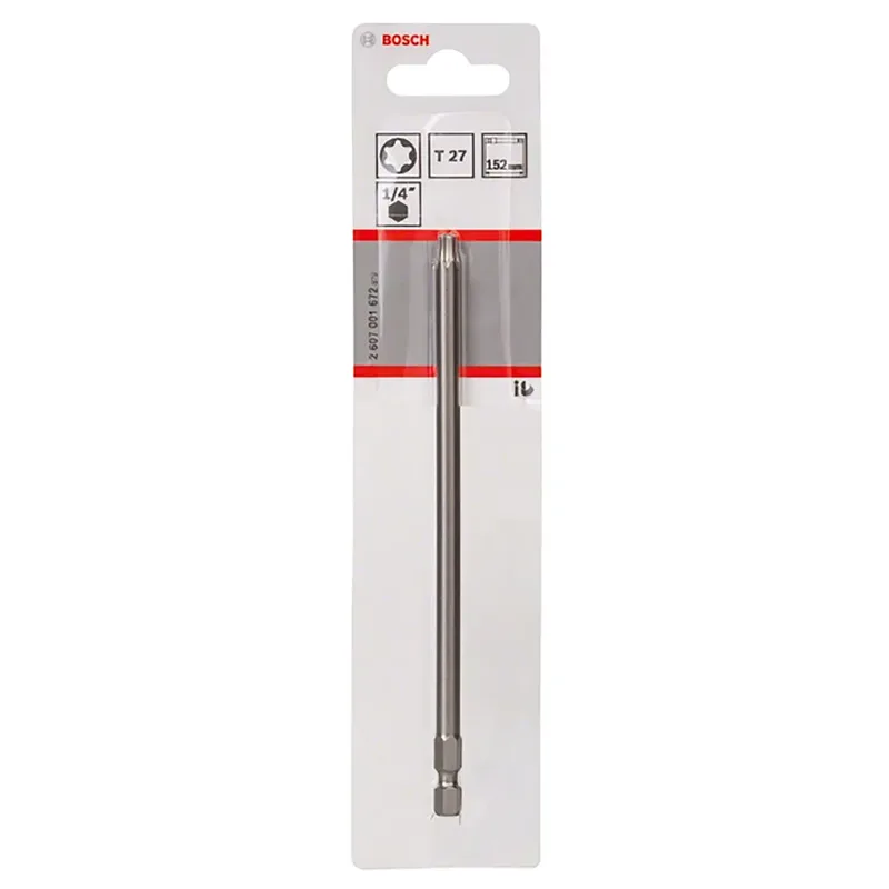Bosch Accessories 2607001672 2607001672 TX-Bit Antrieb: 1/4 (6.3 mm) Abtrieb: TX TX 27 152 mm by Bosch Professional – product image