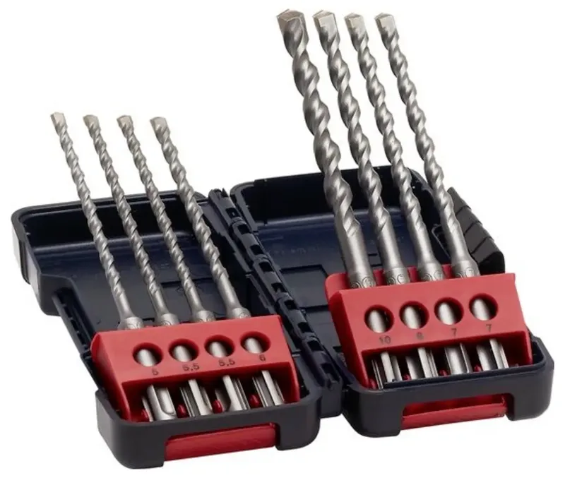 Bosch Accessories 2607019904 2607019904 Hartmetall Hammerbohrer-Set 5 mm, 5.5 mm, 6 mm, 7 mm, 8 mm, 10 mm Gesamtlänge 160 mm SDS-Plus 1 St. von Bosch Professional – Produktbild