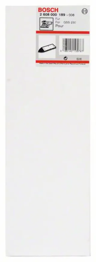 Bosch Accessories 2608000189 Schuurschijf verlengd 185 x 93 mm, deltavorm de Bosch Professional – image du produit 2 sur 2
