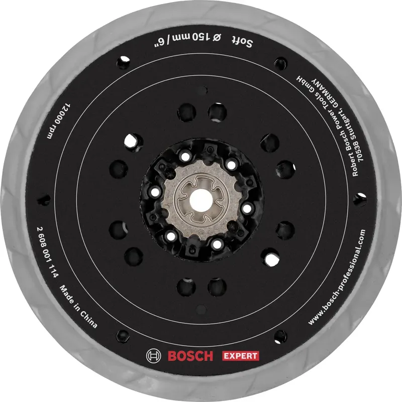 Bosch Accessories 2608001114 EXPERT Multihole Schleifteller, weich, 150 mm Durchmesser 150 mm by Bosch Professional – product image
