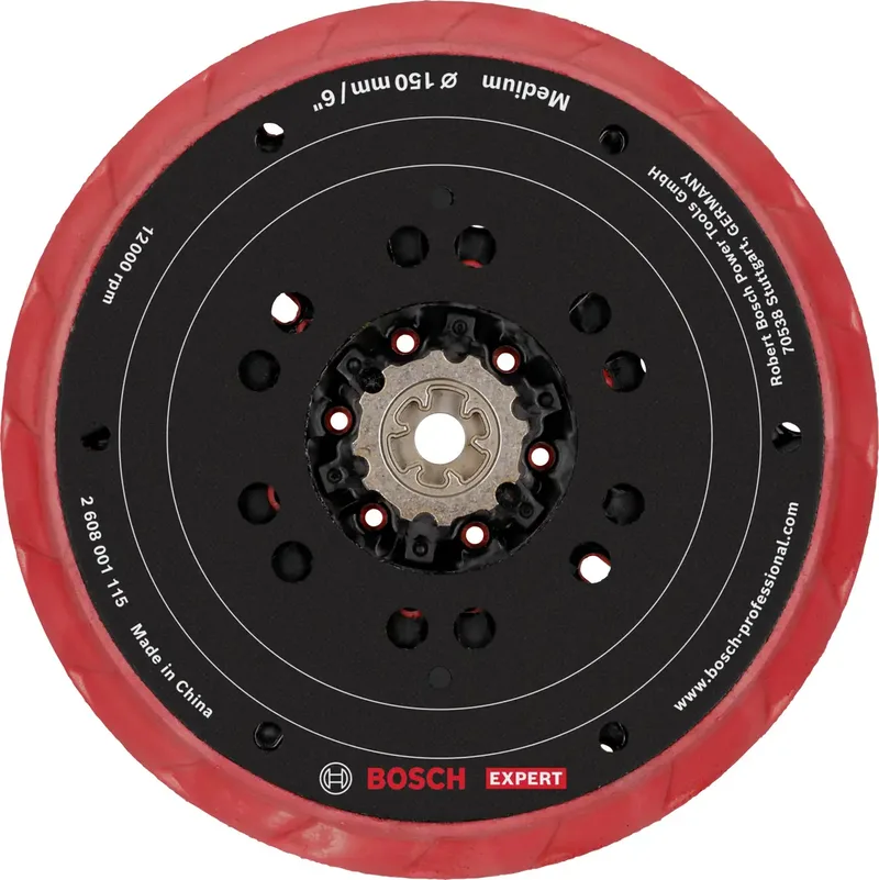 Bosch Accessories 2608001115 EXPERT Multi-Loch Schleifteller, 150 mm, mittel Durchmesser 150 mm by Bosch Professional – product image
