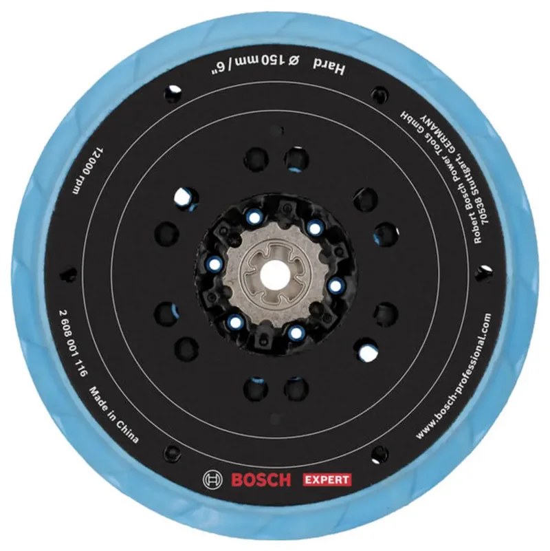 Bosch Accessories 2608001116 EXPERT Multihole Schleifteller, Hard hart, 150 mm Durchmesser 150 mm von Bosch Professional – Produktbild