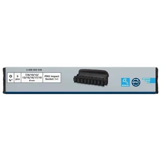 Bosch Accesorios Jeu De Douilles à Choc 3/8´´ 9 Pièces de Bosch Professional – image du produit 2 sur 2
