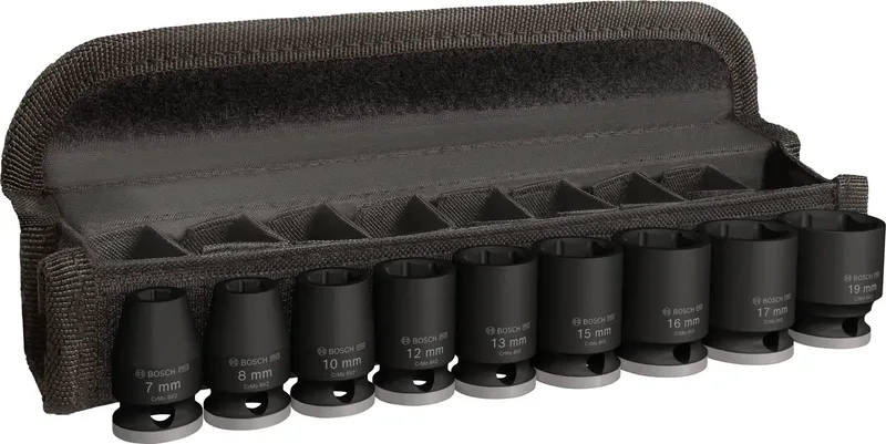 Bosch Accesorios Jeu De Douilles à Choc 3/8´´ 9 Pièces de Bosch Professional – image du produit 1 sur 2