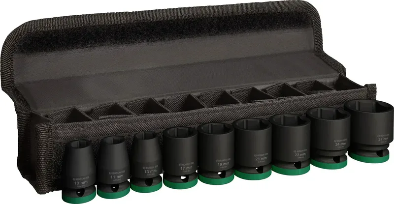Bosch Accesorios Jeu De Douilles à Choc 1/2´´ 9 Pièces de Bosch Professional – image du produit