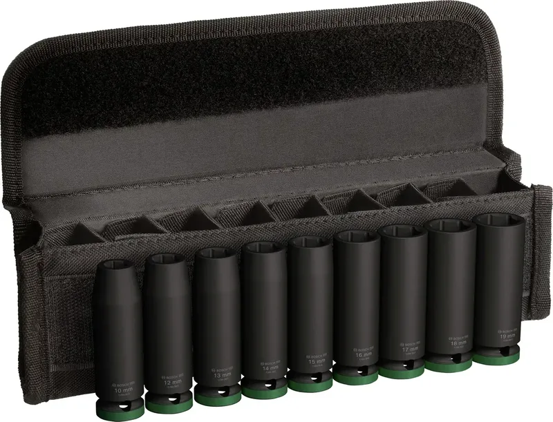 Bosch Accesorios 1/2´´ Schlagschrauber-steckschlüsselsatz 10-19 Mm 9 Stücke von Bosch Professional – Produktbild 1 von 2