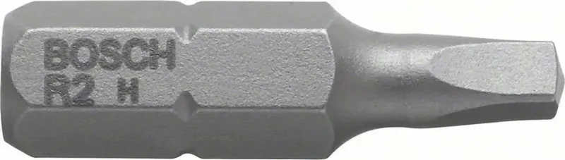 Bosch Accessories 2608521111 2608521111 Vierkant-Bit Antrieb: 1/4 (6.3 mm) Abtrieb: Innen-Vierkant (Robertson) 1 25 mm von Bosch Professional – Produktbild
