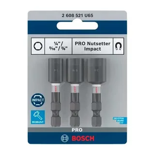 Bosch Accessories 2608521U65 Schlagschrauber-Steckschlüsseleinsatz-Set 1/4 (6.3 mm), 5/16 (8 mm), 3/8 (10 mm) 2608521U65 von Bosch Professional – Produktbild 2 von 6